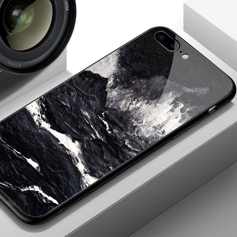 Oppo A57 Cover- Black Marble Series - HQ Ultra Shine Premium Infinity Glass Soft Silicon Borders Case