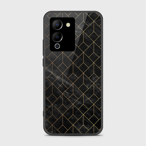 Infinix Note 12 G96 Cover- Black Marble Series - HQ Ultra Shine Premium Infinity Glass Soft Silicon Borders Case