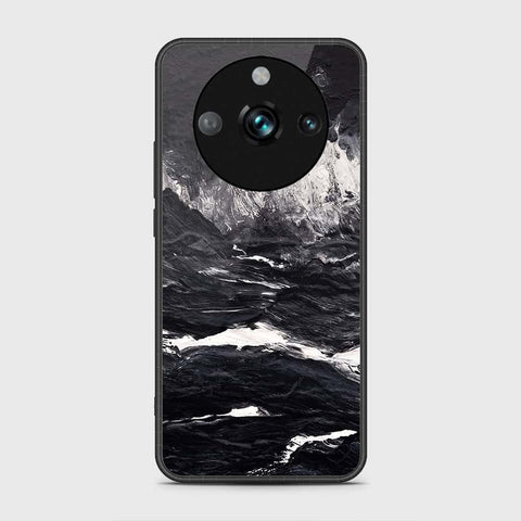 Realme 11 Pro Plus Cover- Black Marble Series - HQ Ultra Shine Premium Infinity Glass Soft Silicon Borders Case