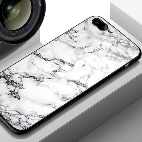 Samsung Galaxy Note 8 Cover - White Marble Series - HQ Ultra Shine Premium Infinity Glass Soft Silicon Borders Case