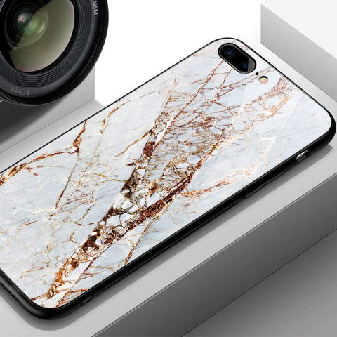Huawei Y7a Cover- White Marble Series - HQ Ultra Shine Premium Infinity Glass Soft Silicon Borders Case