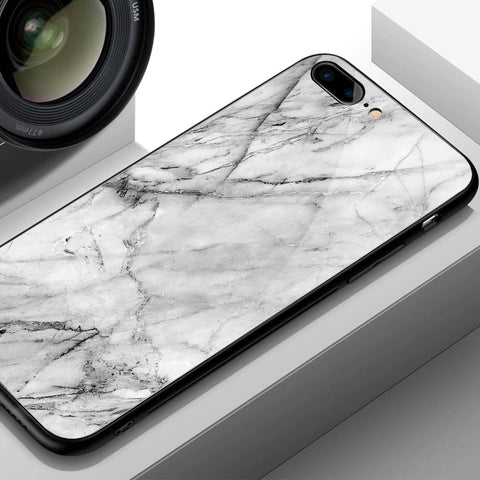 Samsung Galaxy J4 Plus Cover- White Marble Series - HQ Ultra Shine Premium Infinity Glass Soft Silicon Borders Case