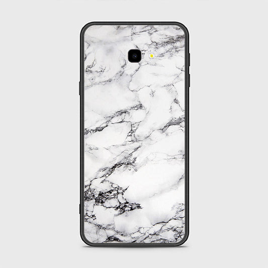 Samsung Galaxy J7 Prime Cover- White Marble Series - HQ Ultra Shine Premium Infinity Glass Soft Silicon Borders Case