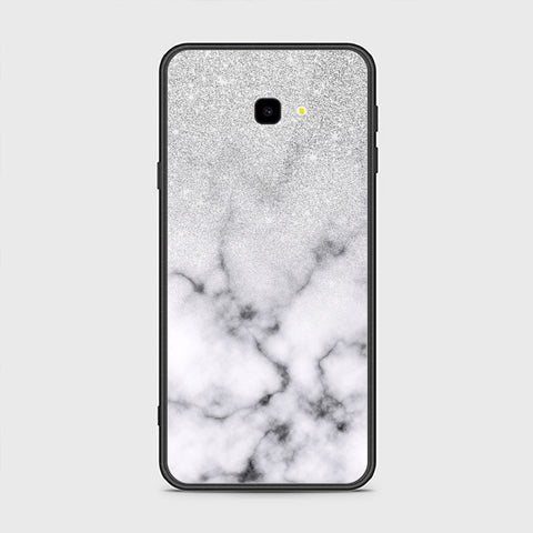 Samsung Galaxy J7 Prime Cover- White Marble Series - HQ Ultra Shine Premium Infinity Glass Soft Silicon Borders Case