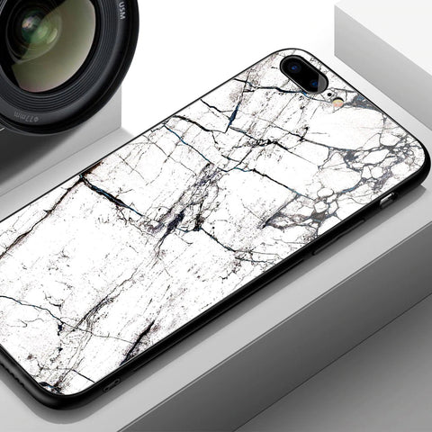 Samsung Galaxy J7 Prime Cover- White Marble Series 2 - HQ Ultra Shine Premium Infinity Glass Soft Silicon Borders Case