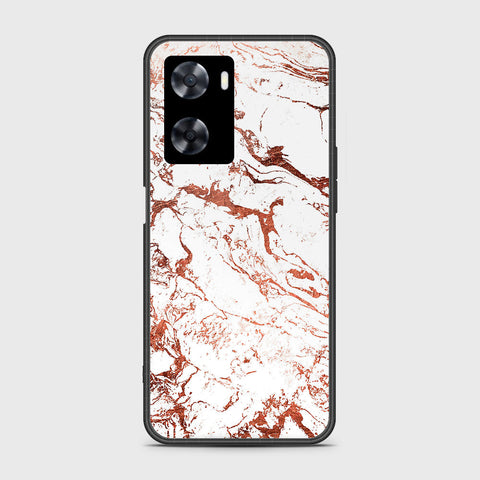 OnePlus Nord N20 SE Cover- White Marble Series 2 - HQ Ultra Shine Premium Infinity Glass Soft Silicon Borders Case