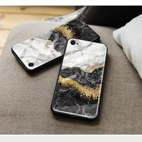 Samsung Galaxy A30s Cover - Colorful Marble Series - HQ Ultra Shine Premium Infinity Glass Soft Silicon Borders Case