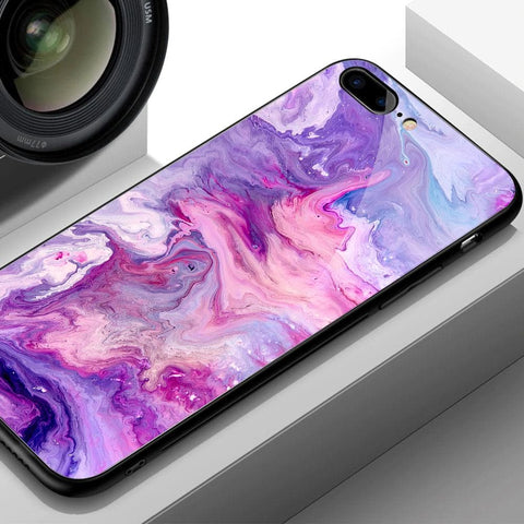 Huawei P40 Lite Cover - Colorful Marble Series - HQ Ultra Shine Premium Infinity Glass Soft Silicon Borders Case