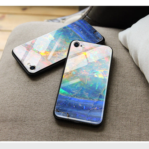 Samsung Galaxy J7 Prime Cover- Colorful Marble Series - HQ Ultra Shine Premium Infinity Glass Soft Silicon Borders Case