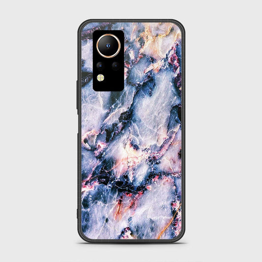 Infinix Note 12 Cover- Colorful Marble Series - HQ Ultra Shine Premium Infinity Glass Soft Silicon Borders Case