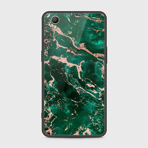 Oppo A37 Cover- Colorful Marble Series - HQ Ultra Shine Premium Infinity Glass Soft Silicon Borders Case