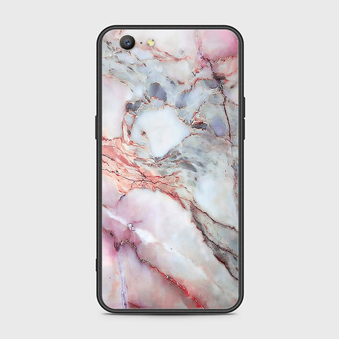 Oppo A57 Cover- Colorful Marble Series - HQ Ultra Shine Premium Infinity Glass Soft Silicon Borders Case