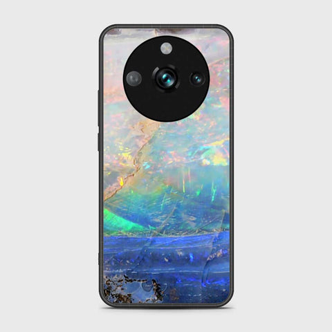 Realme 11 Pro Plus Cover- Colorful Marble Series - HQ Ultra Shine Premium Infinity Glass Soft Silicon Borders Case