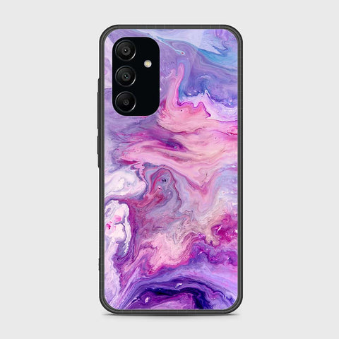 Samsung Galaxy A15 4G Cover- Colorful Marble Series - HQ Ultra Shine Premium Infinity Glass Soft Silicon Borders Case