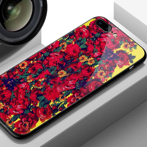 Huawei P40 Lite Cover - Floral Series - HQ Ultra Shine Premium Infinity Glass Soft Silicon Borders Case