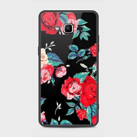 Samsung Galaxy Grand Prime Cover- Floral Series - HQ Ultra Shine Premium Infinity Glass Soft Silicon Borders Case