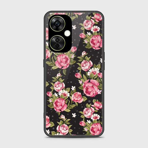 OnePlus Nord CE 3 Lite Cover- Floral Series - HQ Ultra Shine Premium Infinity Glass Soft Silicon Borders Case