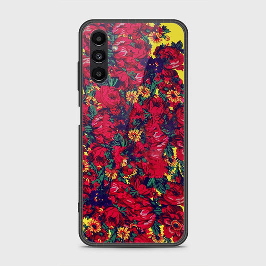 Samsung Galaxy A13 5G Cover- Floral Series - HQ Ultra Shine Premium Infinity Glass Soft Silicon Borders Case