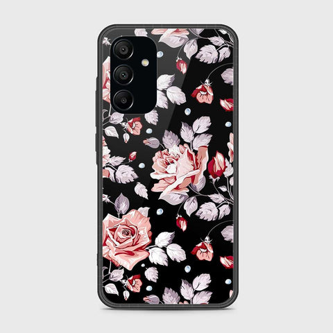 Samsung Galaxy A15 5G Cover- Floral Series - HQ Ultra Shine Premium Infinity Glass Soft Silicon Borders Case