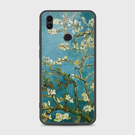 Huawei Honor 10 Lite Cover - Floral Series 2 - HQ Ultra Shine Premium Infinity Glass Soft Silicon Borders Case