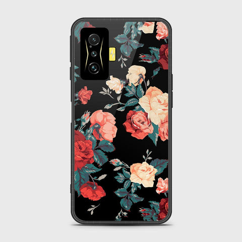 Xiaomi Poco F4 GT Cover- Floral Series 2 - HQ Ultra Shine Premium Infinity Glass Soft Silicon Borders Case