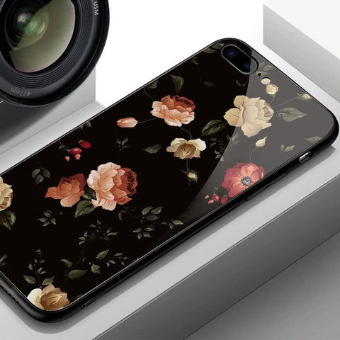 Oppo F15 Cover - Floral Series 2 - HQ Ultra Shine Premium Infinity Glass Soft Silicon Borders Case