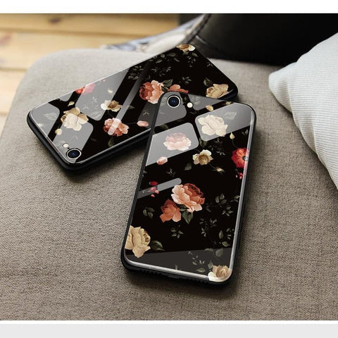 Xiaomi Redmi Note 8 Cover - Floral Series 2 - HQ Ultra Shine Premium Infinity Glass Soft Silicon Borders Case