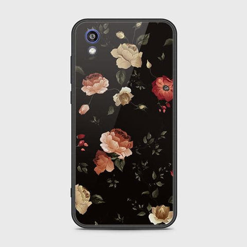Huawei Y5 2019 Cover - Floral Series 2 - HQ Ultra Shine Premium Infinity Glass Soft Silicon Borders Case