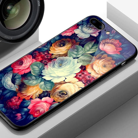 Xiaomi Redmi Note 8 Cover - Floral Series 2 - HQ Ultra Shine Premium Infinity Glass Soft Silicon Borders Case