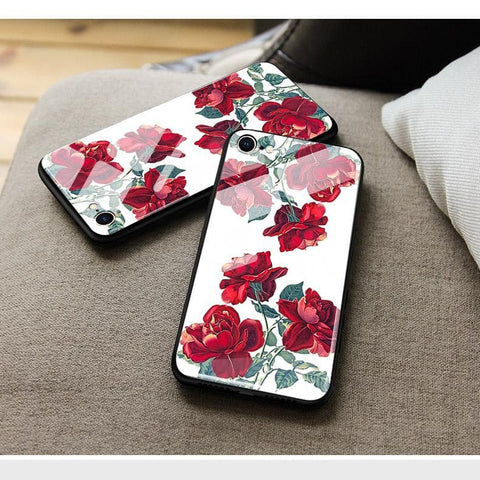 Samsung Galaxy A20s Cover - Floral Series 2 - HQ Ultra Shine Premium Infinity Glass Soft Silicon Borders Case