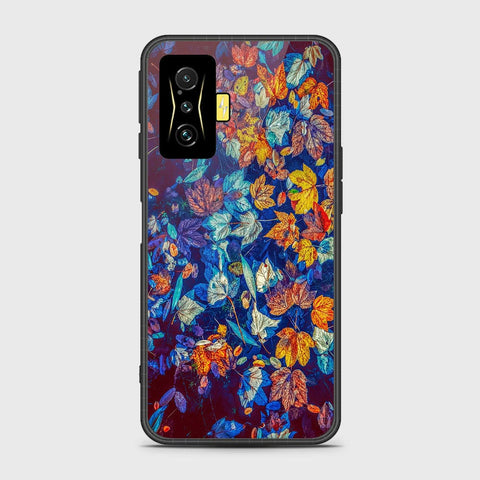 Xiaomi Poco F4 GT Cover- Floral Series 2 - HQ Ultra Shine Premium Infinity Glass Soft Silicon Borders Case