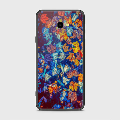 Samsung Galaxy J7 Prime Cover- Floral Series 2 - HQ Ultra Shine Premium Infinity Glass Soft Silicon Borders Case