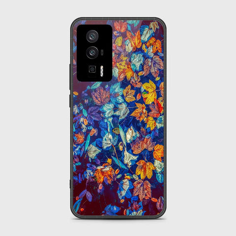 Xiaomi Redmi K60 Cover- Floral Series 2 - HQ Ultra Shine Premium Infinity Glass Soft Silicon Borders Case