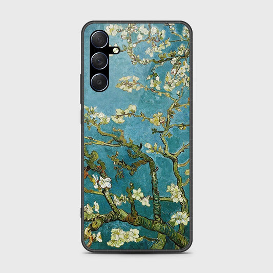 Samsung Galaxy M34 5G Cover- Floral Series 2 - HQ Ultra Shine Premium Infinity Glass Soft Silicon Borders Case