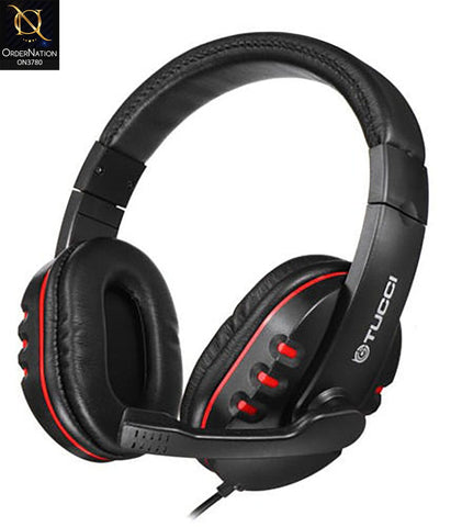 Tucci A5 Fighter Super Bass Stereo Headphone With Mic ( Not Wireless/Bluetooth )