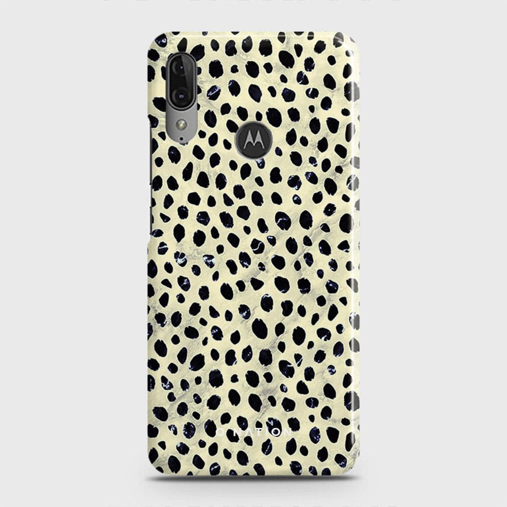 Motorola Moto E6 Plus Cover Bold Dots Series Matte Finish