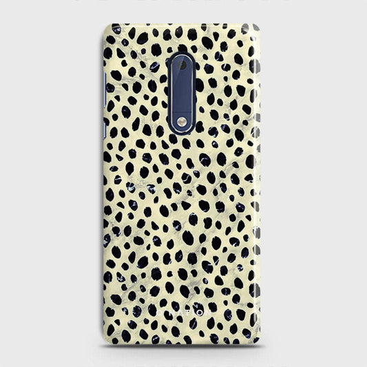Nokia 5 Cover - Bold Dots Series - Matte Finish - Snap On Hard Case with LifeTime Colors Guarantee