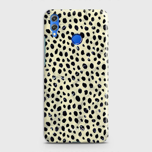 Huawei Honor 8X Cover - Bold Dots Series - Matte Finish - Snap On Hard Case with LifeTime Colors Guarantee