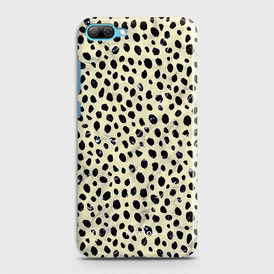 Huawei Honor 10 Lite Cover - Bold Dots Series - Matte Finish - Snap On Hard Case with LifeTime Colors Guarantee