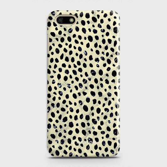 Huawei Y5 Prime 2018 Cover - Bold Dots Series - Matte Finish - Snap On Hard Case with LifeTime Colors Guarantee