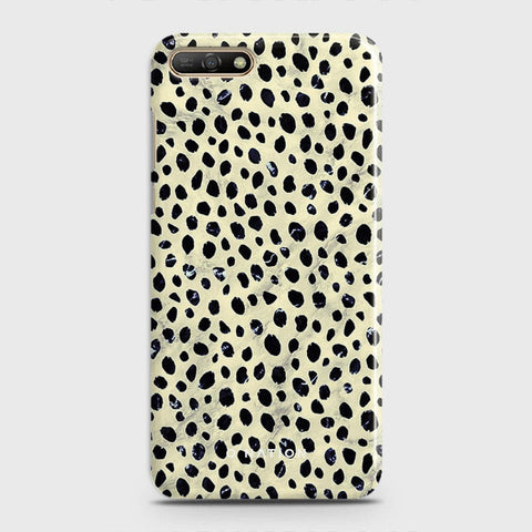 Huawei Y6 2018 Cover - Bold Dots Series - Matte Finish - Snap On Hard Case with LifeTime Colors Guarantee