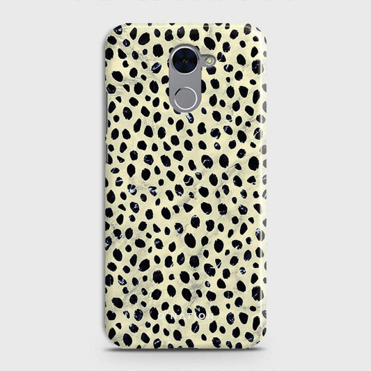 Huawei Y7 Prime 2017 Cover - Bold Dots Series - Matte Finish - Snap On Hard Case with LifeTime Colors Guarantee