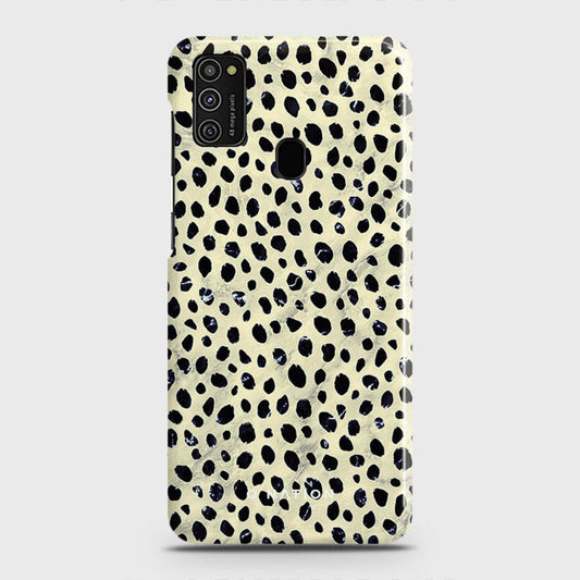 Samsung Galaxy M21 Cover - Bold Dots Series - Matte Finish - Snap On Hard Case with LifeTime Colors Guarantee