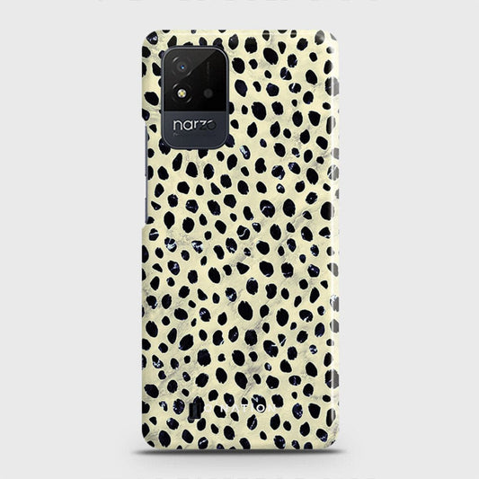 Realme Narzo 50i Cover - Bold Dots Series - Matte Finish - Snap On Hard Case with LifeTime Colors Guarantee