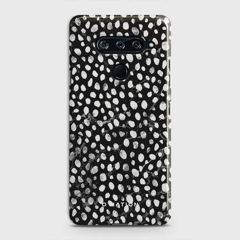 LG V40 ThinQ Cover - Bold Dots Series - Matte Finish - Snap On Hard Case with LifeTime Colors Guarantee