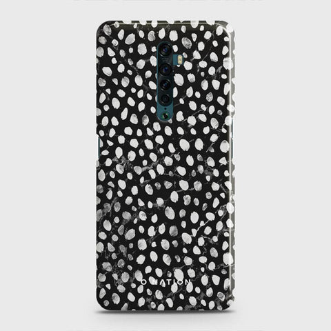 Oppo Reno 2 Cover - Bold Dots Series - Matte Finish - Snap On Hard Case with LifeTime Colors Guarantee
