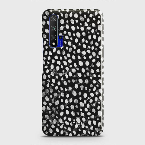 Honor 20 Cover - Bold Dots Series - Matte Finish - Snap On Hard Case with LifeTime Colors Guarantee