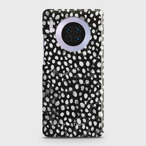 Huawei Mate 30 Cover - Bold Dots Series - Matte Finish - Snap On Hard Case with LifeTime Colors Guarantee