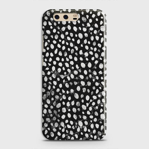 Huawei P10 Cover - Bold Dots Series - Matte Finish - Snap On Hard Case with LifeTime Colors Guarantee