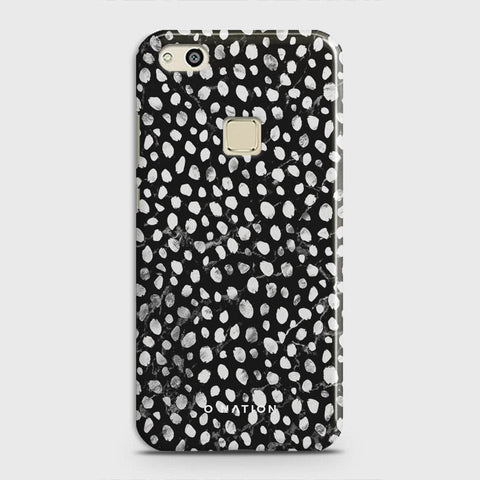 Huawei P10 Lite Cover - Bold Dots Series - Matte Finish - Snap On Hard Case with LifeTime Colors Guarantee